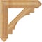 Ekena Millwork Merced Arts & Crafts Rough Sawn Bracket, Western Red Cedar, 6"W x 32"D x 32"H BKT06X32X32MRC03RWR - alternate 2